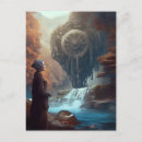 Suche nach der wasserfall postkarten Fantasie