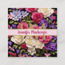 Suche nach vintages blumen visitenkarten Beruflich