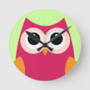 Suche nach rosa eule wanduhren Vogel