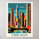 Suche nach retro chicago poster Skyline