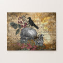 Suche nach der rabe puzzle Schwarzer vogel