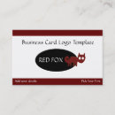 Suche nach roter fuchs visitenkarten Rotfuchs