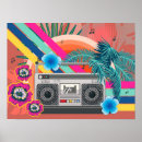 Suche nach boombox poster Retro