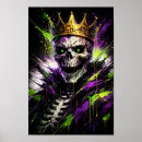 Suche nach schädel mit krone poster Skelett