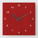 Suche nach bordeaux wanduhren Rot