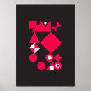 Suche nach red black white poster Abstract