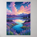 Suche nach neuseeland see poster Landschaft