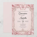 Suche nach rosa glitter einladungen Quinceañera