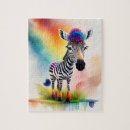 Suche nach regenbogenfarben puzzle Aquarell