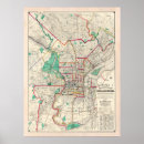 Suche nach alte karten poster Philadelphia map