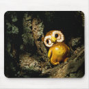 Suche nach eule im baum mousepads Braun