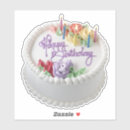 Suche nach rosa geburtstagskuchen aufkleber Blume