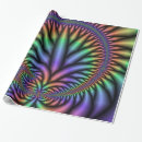 Suche nach regenbogen fraktal geschenkpapier Psychedelisch
