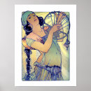 Suche nach mucha druck poster Frau