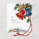 Suche nach vintage weihnachtsglocken postkarten Schnee