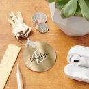 Suche nach gold und weiß schlüsselanhänger Für sie