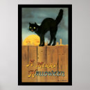 Suche nach katze vollmond poster Nacht
