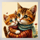 Suche nach zwei katzen poster Illustration