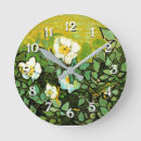 Suche nach vincent van gogh wanduhren Flowers