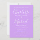 Suche nach lilac wedding einladungen Elegant
