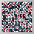 Suche nach geometrisches muster poster Textil