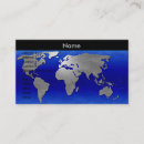 Suche nach karte der welt visitenkarten Modern
