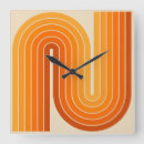 Suche nach geometrische muster wanduhren Retro