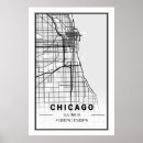 Suche nach chicago map poster Vereinte staaten