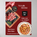 Suche nach steak poster Fleisch