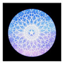 Suche nach blaue mandala poster Für sie