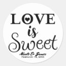 Suche nach liebe ist süße aufkleber Personalisiert