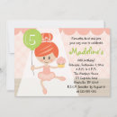 Suche nach redhead einladungen Ballerina