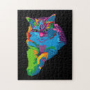 Suche nach bunte katzen puzzle Rosa