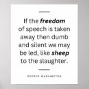 Suche nach george washington zitat poster Redefreiheit