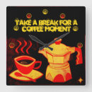 Suche nach kaffeeliebhaber wanduhren Kaffeemaschine