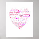 Suche nach herz wörtern poster Liebe