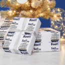 Suche nach segelboot geschenkpapier Blau