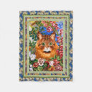 Suche nach vintage katze decken Blumenmuster