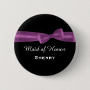 Suche nach lila hochzeit buttons Maid of honor
