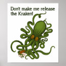 Suche nach squid poster Kraken