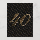 Suche nach 40 geburtstag postkarten Elegant
