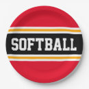Suche nach softball teller Rot