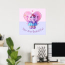 Suche nach niedlicher elefant poster Mädchenhaft