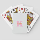 Suche nach rosa und orange spielkarten Monogramm