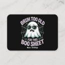Suche nach boo für sie visitenkarten Geist