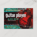 Suche nach rock bands visitenkarten Gitarre