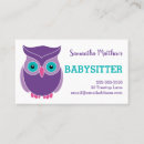 Suche nach niedlicher babysitter visitenkarten Caregiver