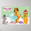 Suche nach putzen poster Zahnbürste
