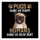 Suche nach glücklicher mops poster Hund