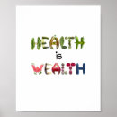 Suche nach gesundheit poster Nahrung